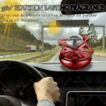 Generic Solar Power Rotating Design Organic Fragrance Air Freshener Perfume With Perfume Tablets (Peach) - Image 2