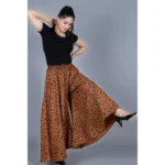 Women's Brown Palazzo - Angle 2