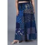 Womens Rayon Printed Skirt - Angle 3