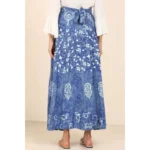 Women's Printed Maxi Skirt - Angle 3