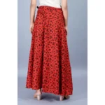 Women's Printed Maxi Skirt - Angle 3