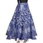 Women's Cotton Wrap Skirt - Angle 2