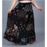 Women's Printed Rayon Skirt - Angle 3