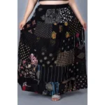 Women's Printed Rayon Skirt - Angle 2