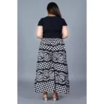 womens black cotton palazzo - Angle 3