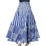 Women's Printed Maxi Skirt - Angle 2