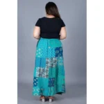 Women's Printed Rayon Skirt - Angle 3