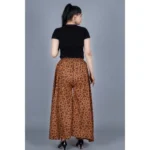 Women's Brown Palazzo - Angle 3