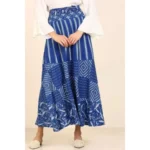 Womens Cotton Wrap Skirt - Angle 3