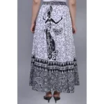 Womens Cotton Maxi Skirt - Angle 3