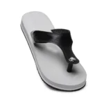 Grey Unisex Rubber T-Style Slippers