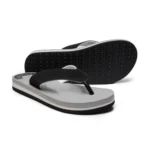 Generic Unisex Rubber Men's Slippers for Ultimate Comfort (Grey) - Image 2