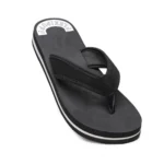 Black Lightweight Soft Women's Rubber Slippers