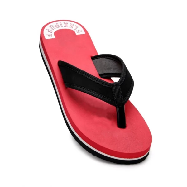 Red Lightweight Women's Rubber Slippers