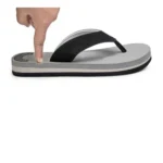 Generic Unisex Rubber Men's Slippers for Ultimate Comfort (Grey) - Image 3