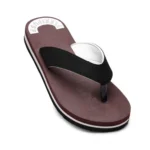 Maroon Unisex Rubber Slippers for Men