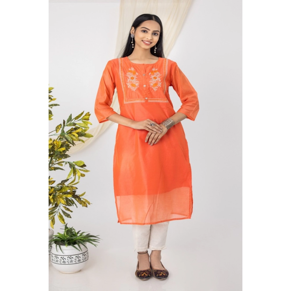 chanderi printed kurti for women