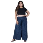 Women's Blue Palazzo Pants