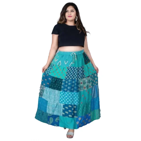 Women's Printed Rayon Skirt