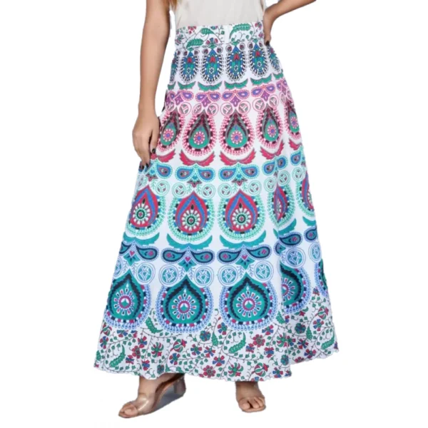 Jaipur Printed Wrap Skirt