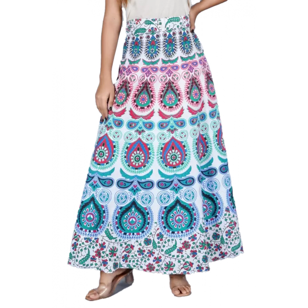 Jaipur Printed Wrap Skirt
