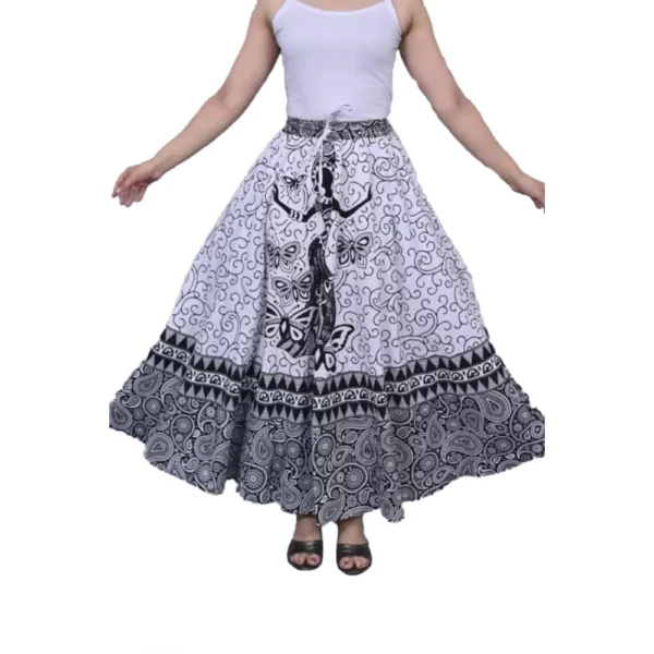 Womens Cotton Maxi Skirt