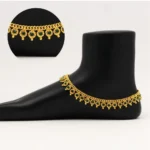 green rhinestone anklets online
