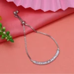 Women's Silver Rhinestone Bracelet