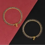 Blue Rhinestone Payal