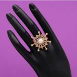 Pink American Diamond Ring