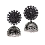 oxidised jhumka earrings