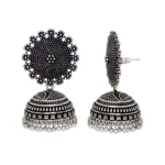 oxidised jhumka earrings