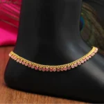 rhinestone anklets for women