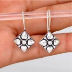 oxidised stud earrings