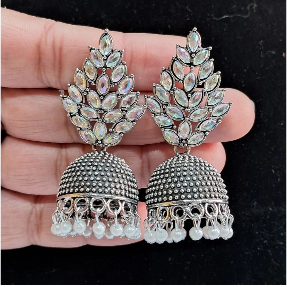 oxidised earrings for women