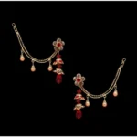 Red Bahubali Earrings