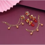 Red Bahubali Earrings
