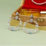 multi color earrings for women