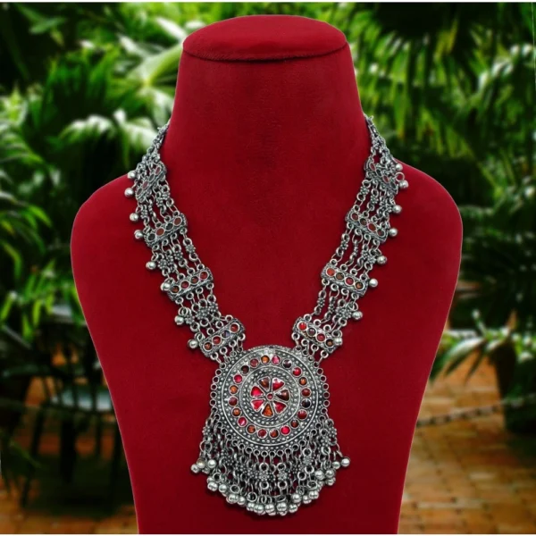 buy oxidised meena necklace