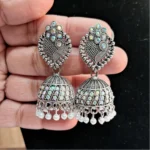 oxidised earrings for women