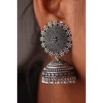 oxidised jhumka earrings