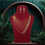 gold plated necklace set