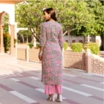 Women's Printed Cotton Kurti Set - Angle 8