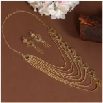gold plated necklace set