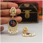 Buy Multi Color Kundan Earrings Online