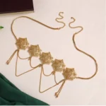 Generic Women's Gold Plated Kamarband Waist Belt For Women//Girls Adjustable Chain - Image 3