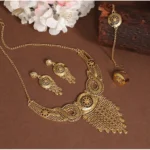 gold plated necklace set online