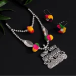 oxidised necklace set buy online