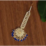 Blue Kundan Maang Tikka Online