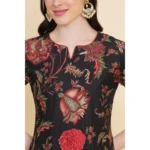Women's Floral Kurti Set - Angle 2